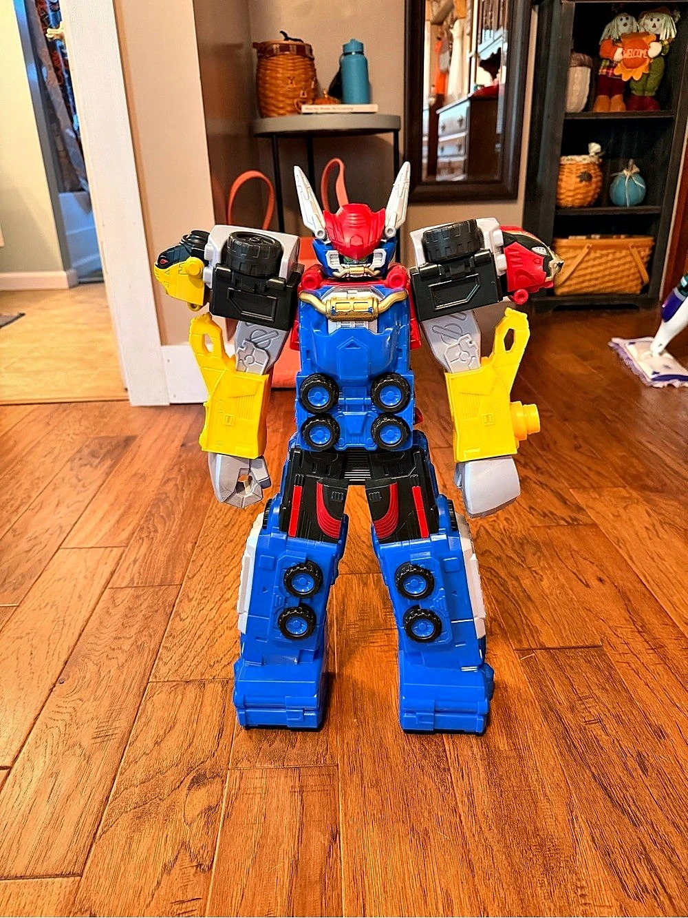 Bandai Power Rangers Lightspeed Rescue Deluxe Supertrain Megazord Supertrain